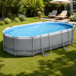 Practical 488x305x107cm Steel Pool for Family Fun