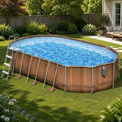 Perfect for Family Gatherings: Steel Frame Pool with Jets