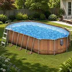 Perfect for Family Gatherings: Steel Frame Pool with Jets