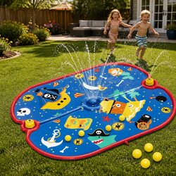 Practical Outdoor Splash Pad for Kids' Fun