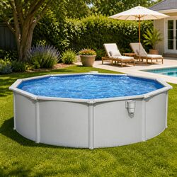 Practical 457cm Steel Frame Swimming Pool for Home