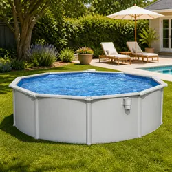 Practical 457cm Steel Frame Swimming Pool for Home