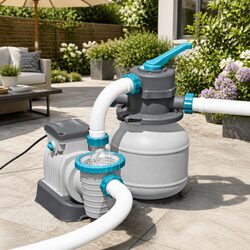 Practical 1500GPH Pool Sand Filter Pump for Home Pools
