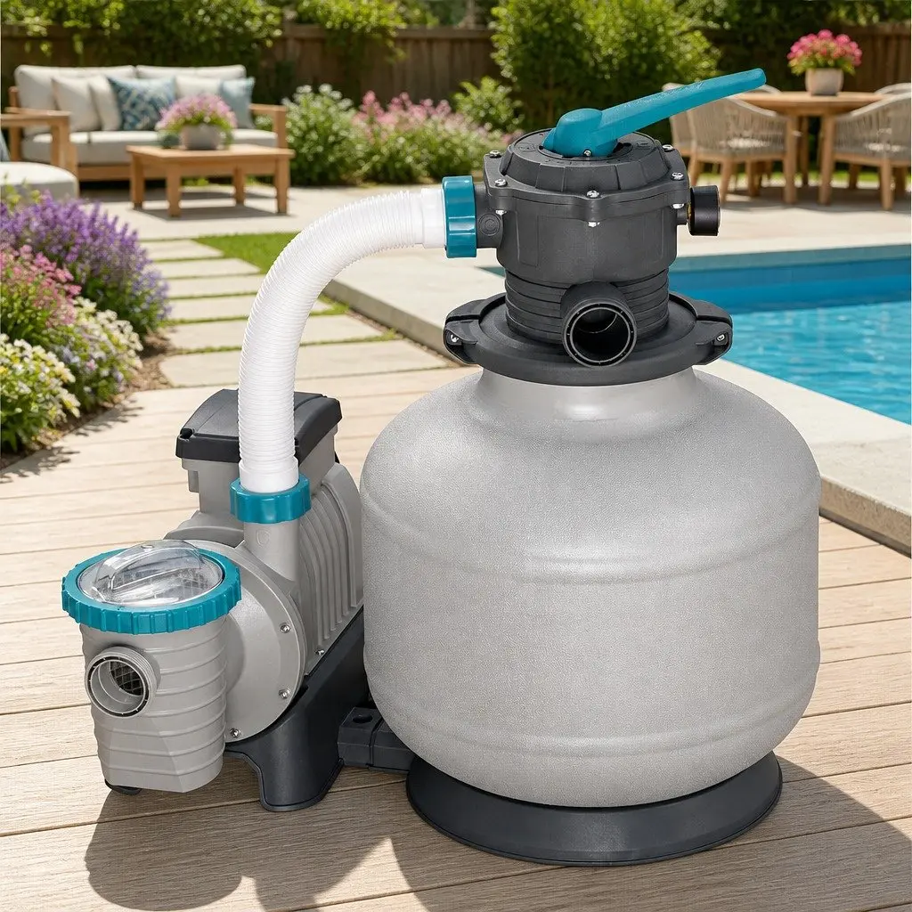 Sand Filter Pool Pump 11355L/H Above Ground Swimming Pools Corrosion-Proof 220-240V 280W