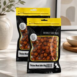 Chewy Chicken Meat Balls for Dog Training 180g x 2pk