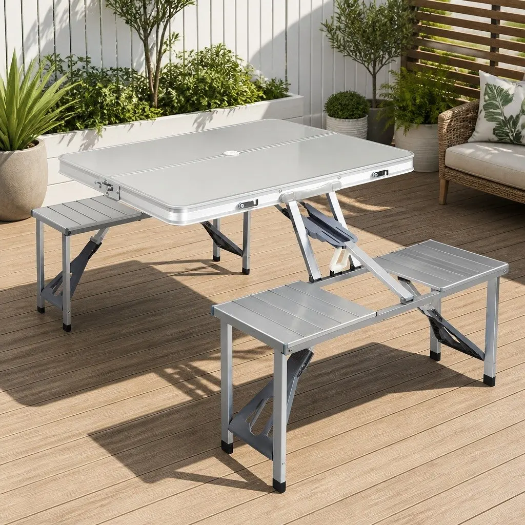 Folding Camping Table Set for Various Outdoor Uses