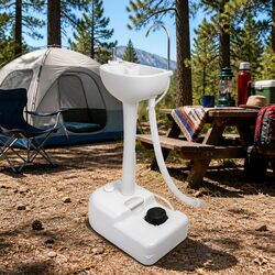 Practical Handwash Stand for Camping and Outdoor Use