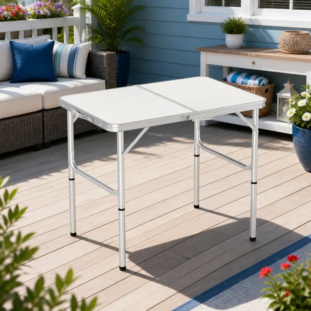 Folding Camping Table for Use Anywhere Outdoors
