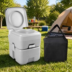 Convenient Portable Toilet for Camping and Outdoor Use