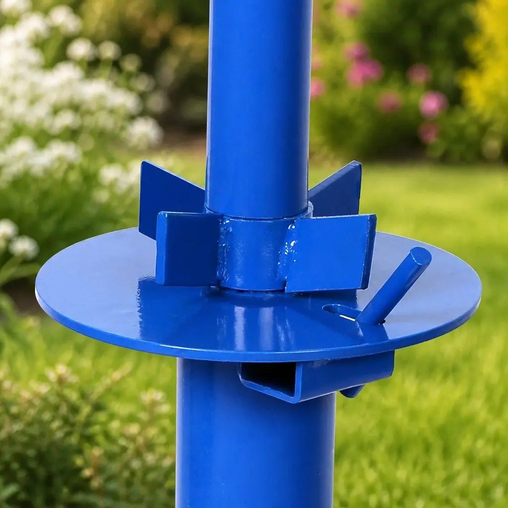 Motorcycle Tire Changer Manual Tool Blue Steel 8 Inch to 18 Inch Rim Floor Mount