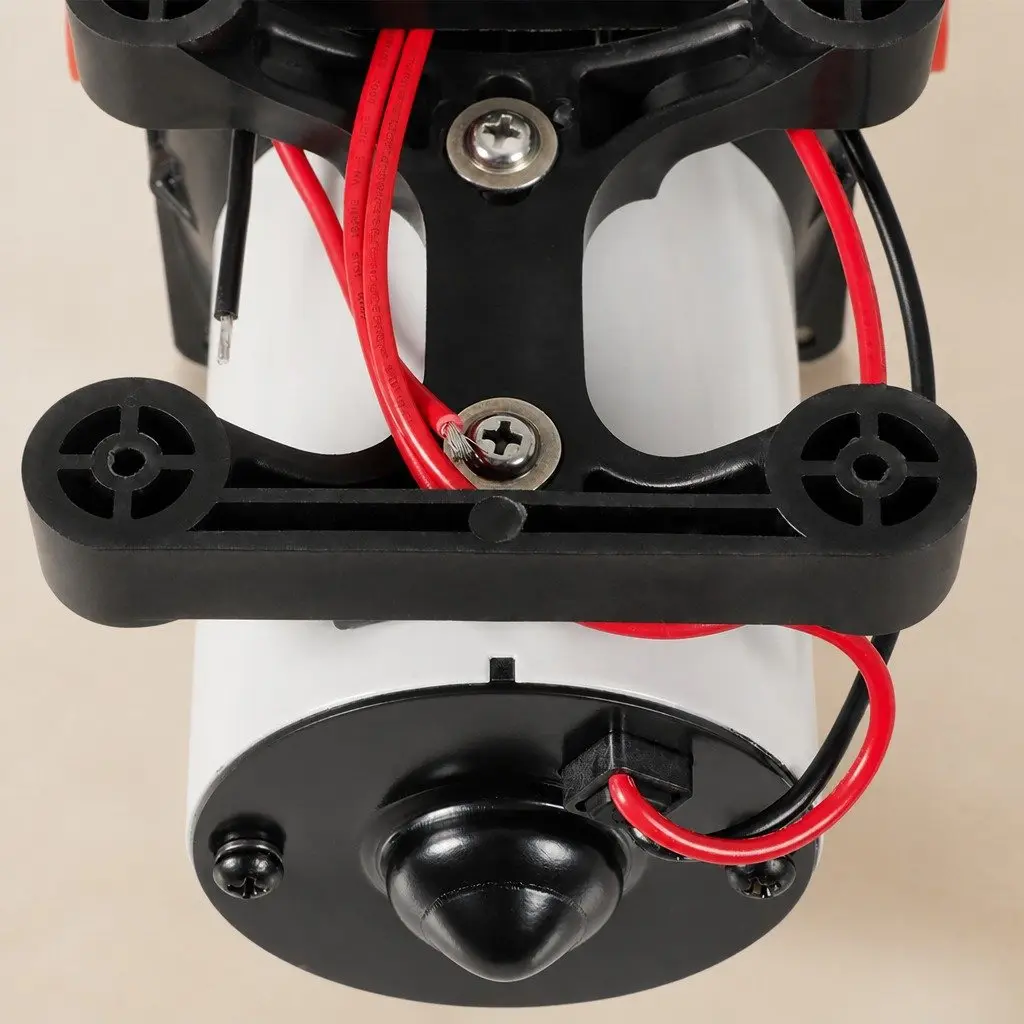 Water Pump Self-Priming Diaphragm 12V Portable High Pressure Orange White Black