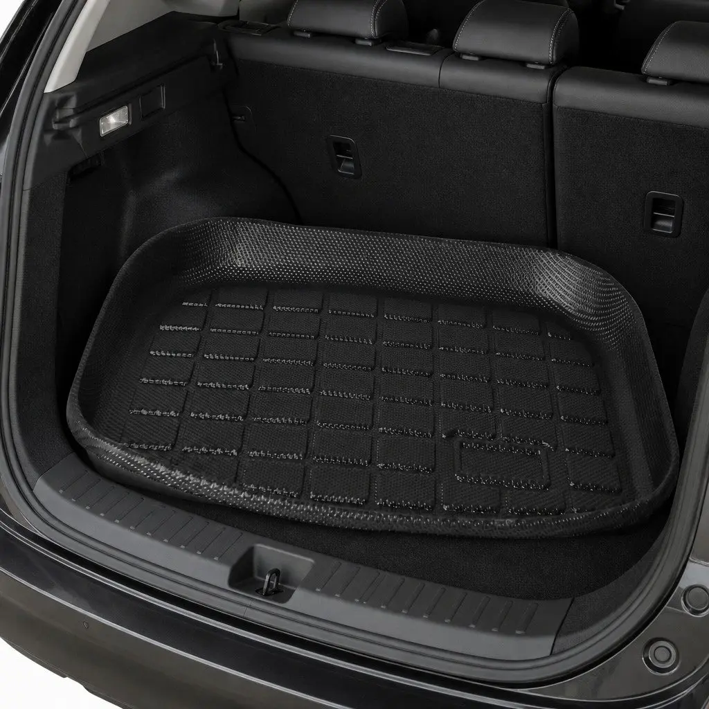 Tesla Model Y TPE Floor Mats Set Black Front Rear Trunk Toolbox Liner