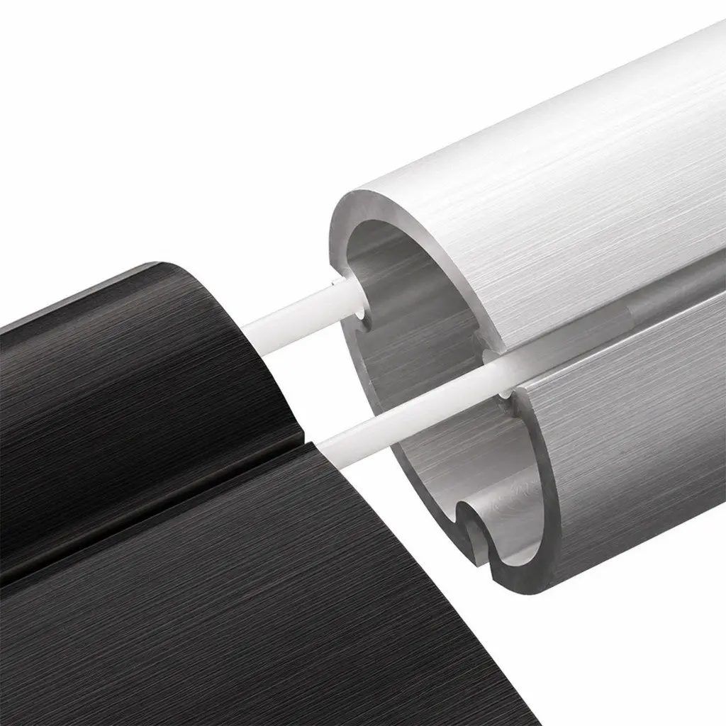 RV Awning Fabric Replacement Heavy-Duty 18FT Grey 18.05oz Waterproof UV-Resistant