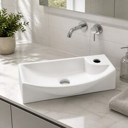 Practical Solutions for Small Bathrooms with Ceramic Basin