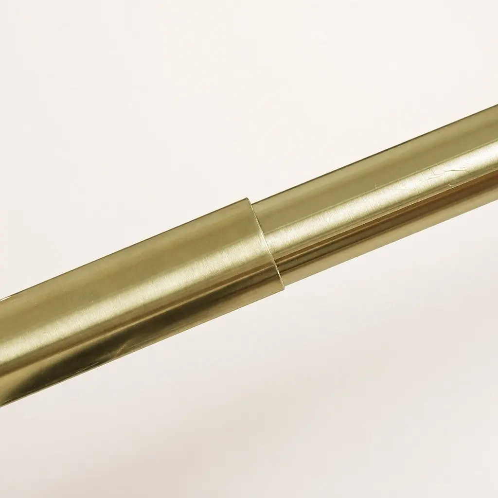 Extendable Curtain Rod Steel Pole 90cm Antique Brass