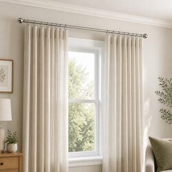 Perfect Fit Extendable Curtain Rod for Any Room