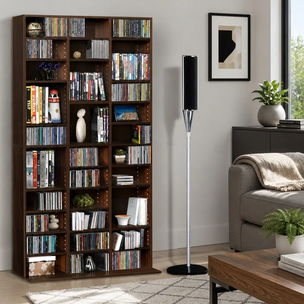 Storage Rack for Home Media