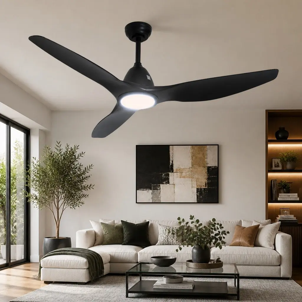 64 Inch Ceiling Fan with LED Lighting for Home