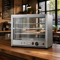 Practical 4-Tier Food Warmer for Busy Environments