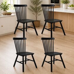 Functional Windsor Black Dining Chairs for Every Home