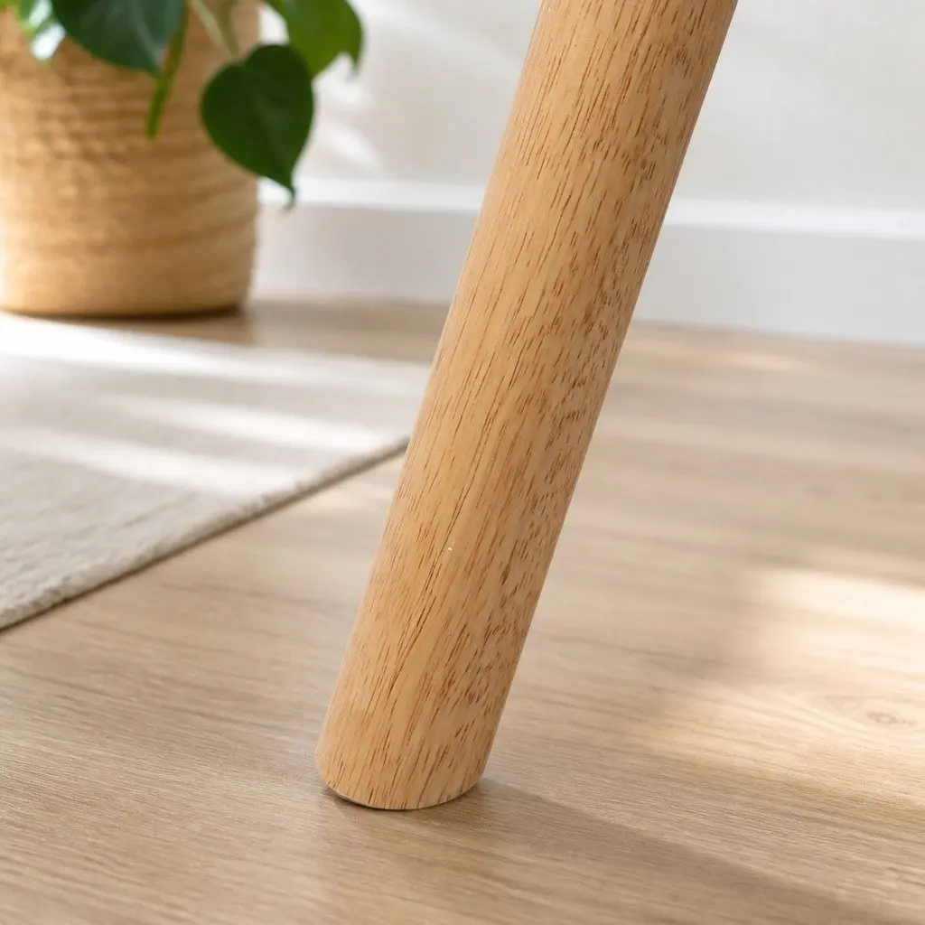 Dining Chairs Set of 4 Windsor Oak Wood Frame Ergonomic Backrest Natural Finish