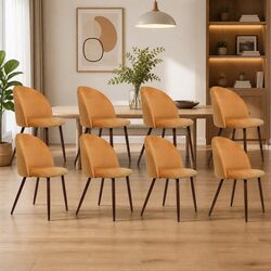 Practical Dining Chairs Set of 8 for Everyday Use