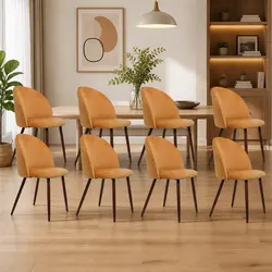 Practical Dining Chairs Set of 8 for Everyday Use