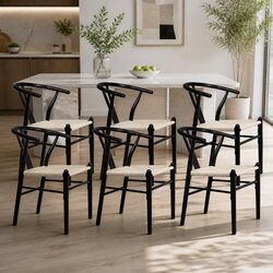 Practical Set of 6 Dining Chairs for Everyday Use