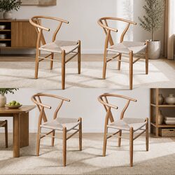 Functional and Stylish Set of 4 Dining Chairs for Your Home