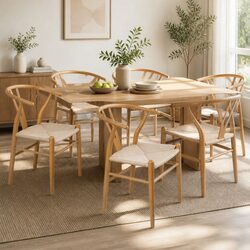 Practical Set of 6 Dining Chairs for Everyday Use