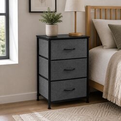 Practical Dark Grey Storage Tower for Everyday Needs
