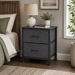 Practical 2 Drawer Nightstand for Any Room in Your Home