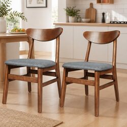 Practical Dining Chairs for Home Gatherings - 2 Pack