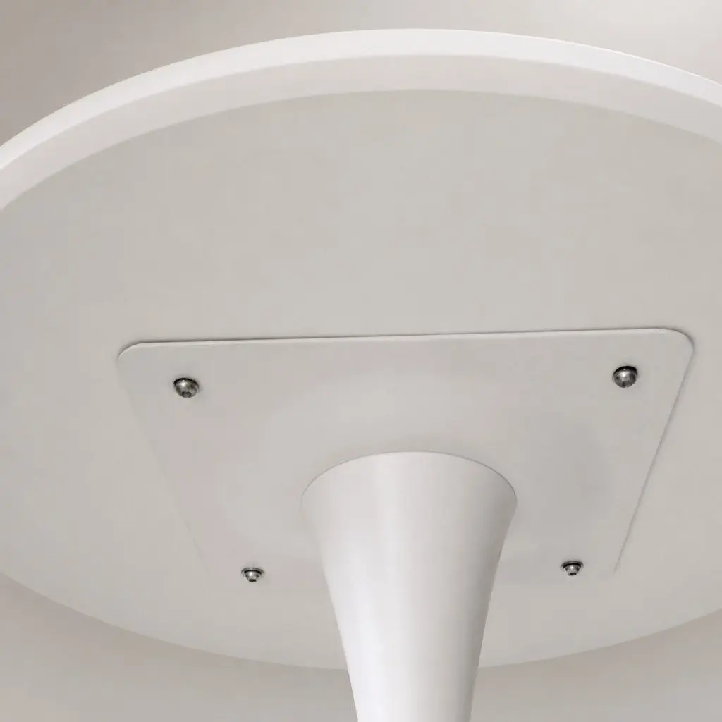 2x Durable Round Bar Tables for Home and Office Use