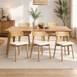 Practical Dining Chairs for Family Meals: Set of 6