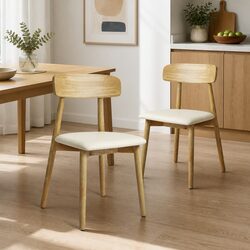Practical Set of 2 Dining Chairs for Everyday Use
