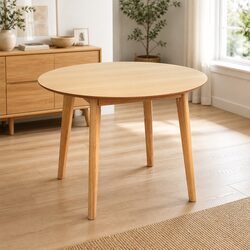 Versatile Round Dining Table for Everyday Use 100cm