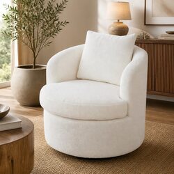 Versatile Swivel Chair for Reading, TV, or Nursing