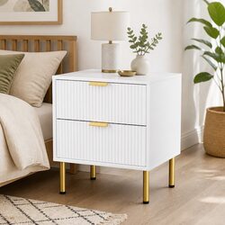 Functional Bedside Table Fits Perfectly in Small Spaces