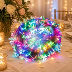 String Lights 500 LED Wedding Party Indoor Outdoor Garden Decoration