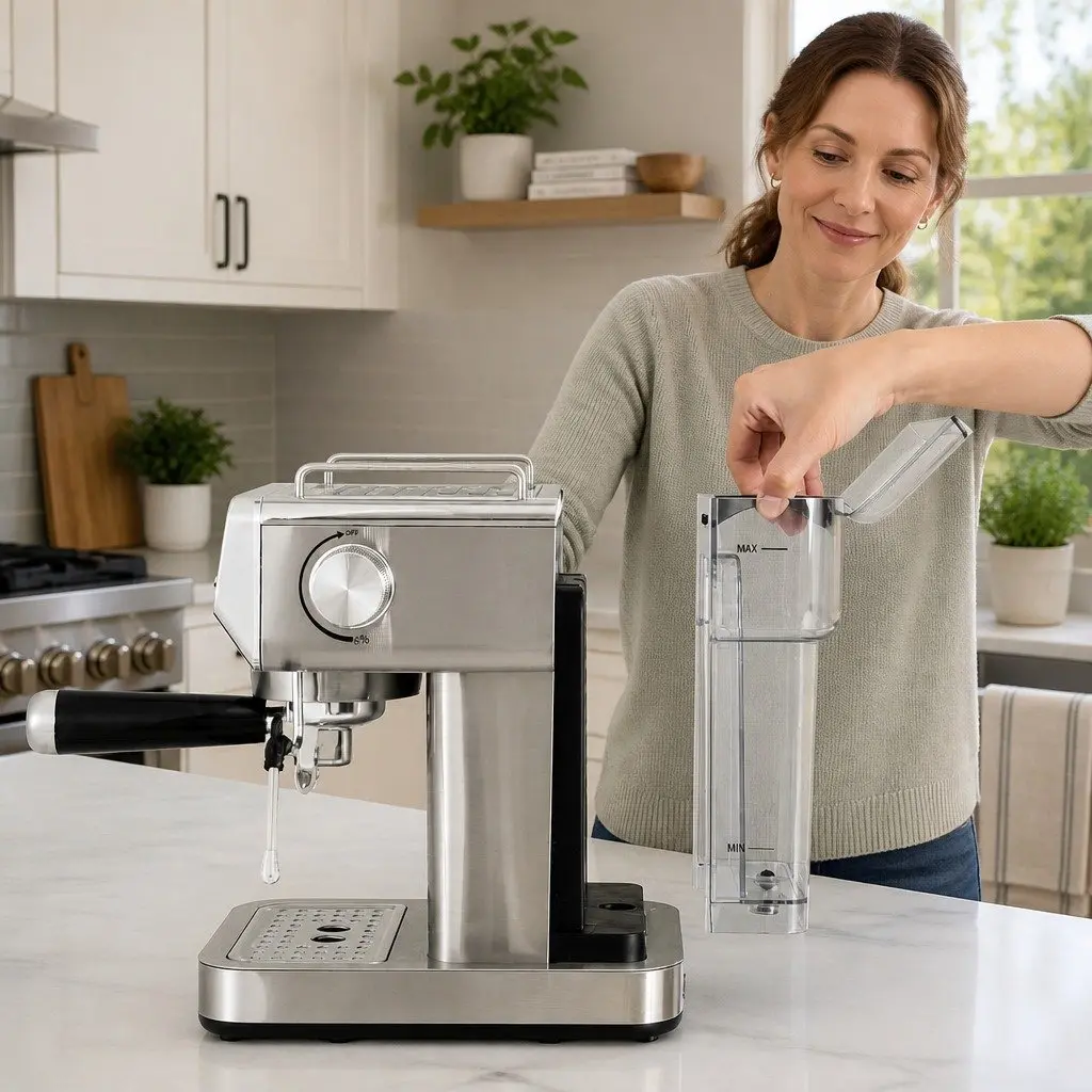 20 Bar Espresso Coffee Machine Maker Cappuccino Latte Home Cafe Kitchen Barista