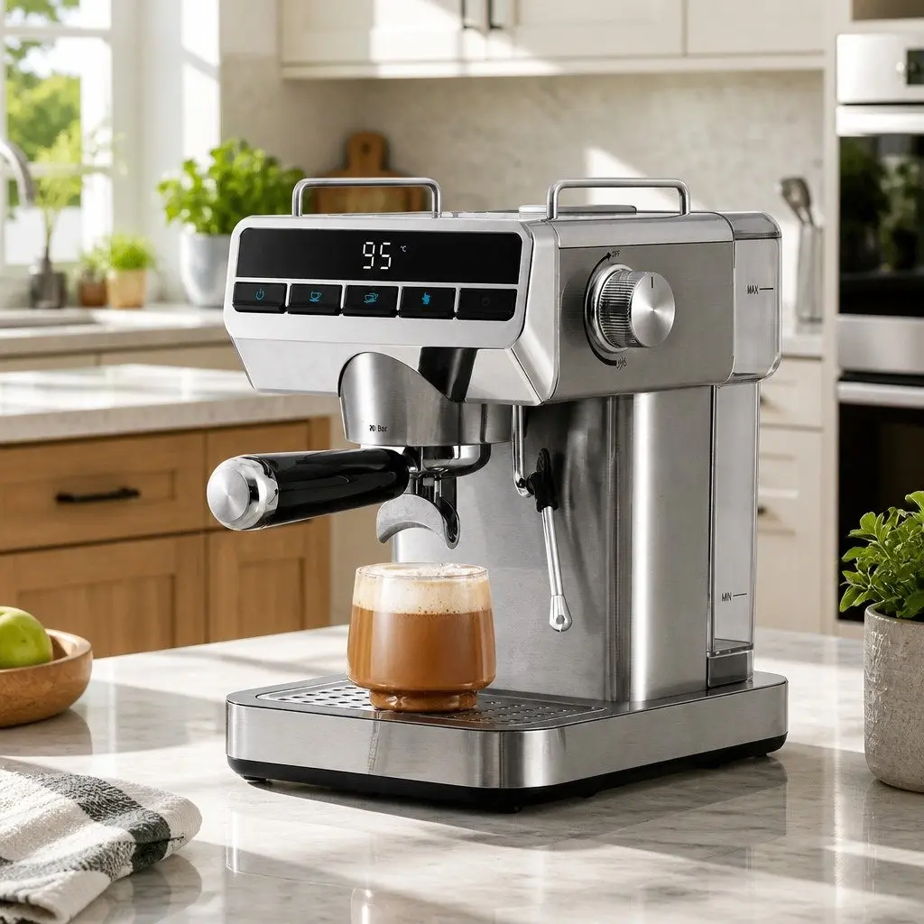 20 Bar Espresso Coffee Machine Maker Cappuccino Latte Home Cafe Kitchen Barista