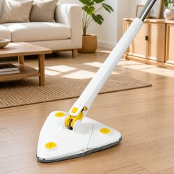360 Degree Rotatable Cleaning Mop with Microfibre Cloths for Hard Floors