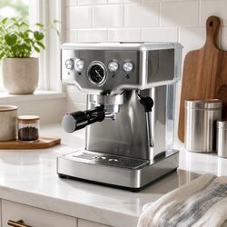 Versatile Espresso Coffee Machine for Home Brewing