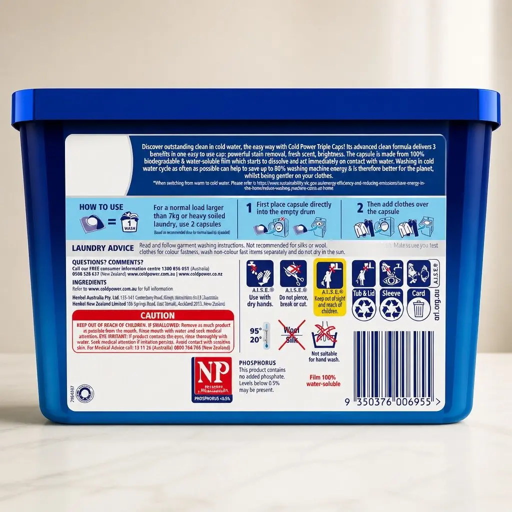Laundry Detergent Pods Advanced Clean 26 Pack
