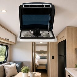 Caravan Air Vent Roof Hatch 12V Shower Fan Reversible Airflow Camper RV Camping