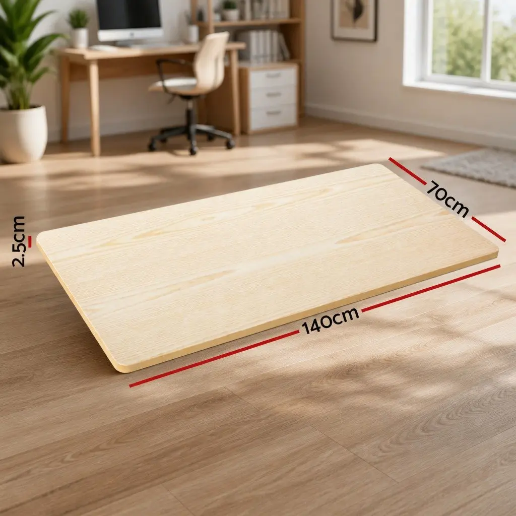 Standing Desk Top Particle Board 140cm White Oak