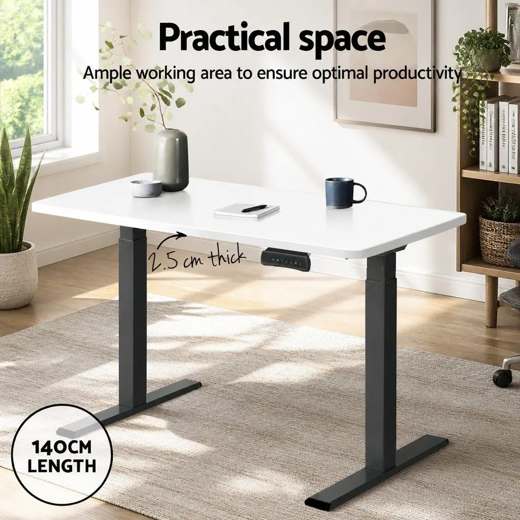 Desk Top Particle Board 140cm White Office Work Surface Durable