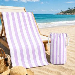 Travel-Ready Cabana Beach Towel - Lightweight and Compact