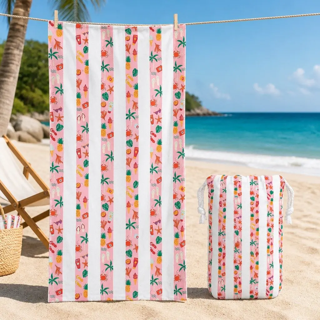 Kids Beach Towel for Home and Travel